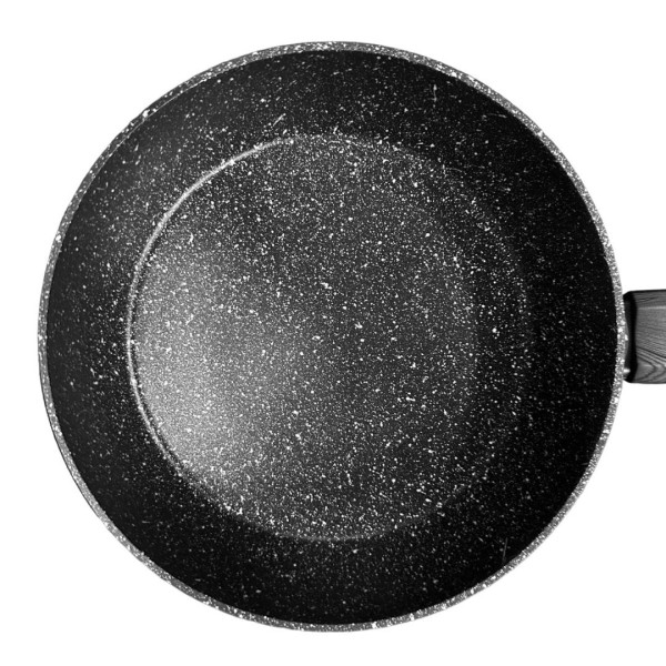 Patelnia Zilner ZL-564 26cm z powłoką marmurową i dnem full induction do smażenia bez przywierania