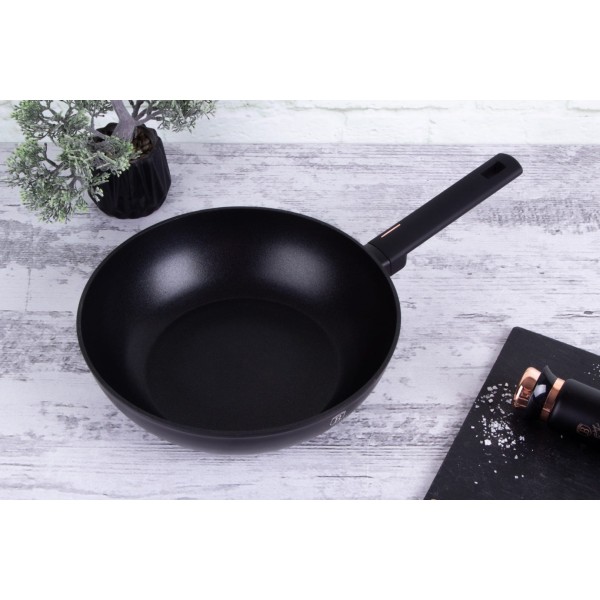 Patelnia głęboka Berlinger Haus Monaco BH-7091 28cm z powłoką tytanową do smażenia i duszenia