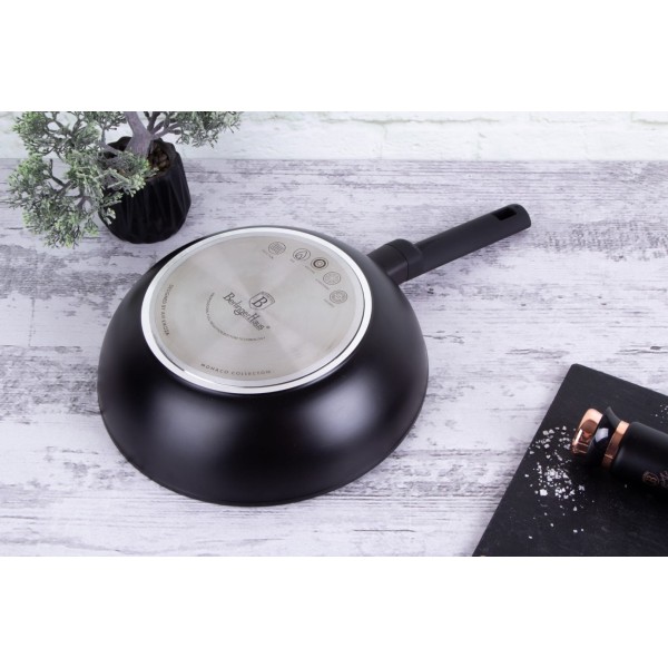 Patelnia głęboka Berlinger Haus Monaco BH-7091 28cm z powłoką tytanową do smażenia i duszenia
