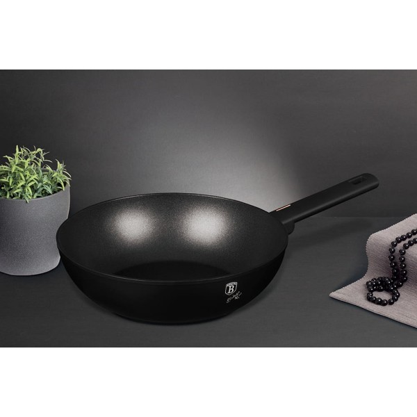 Patelnia głęboka Berlinger Haus Monaco BH-7091 28cm z powłoką tytanową do smażenia i duszenia