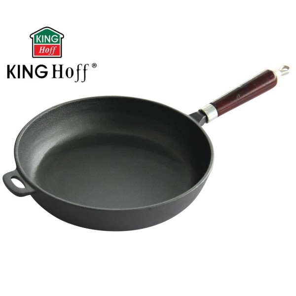 Patelnia żeliwna KiNGHOFF KH-1119 28 cm do smażenia i duszenia potraw