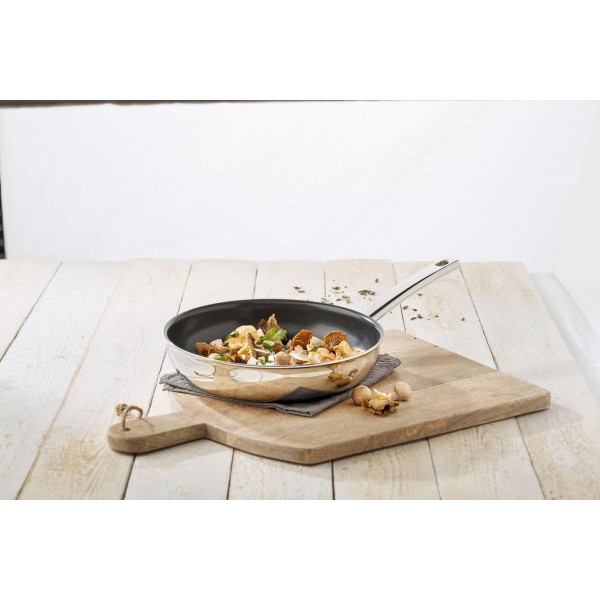 Patelnia tradycyjna Demeyere Ecoline 5 24 cm z powłoką Duraslide Ultra