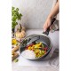 Patelnia głęboka Klausberg KB-7691 z powłoką marmurową non-stick 24 cm do smażenia i duszenia