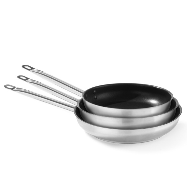 Patelnia Hendi Profi Line 835500 nieprzywierająca 3.6 l śr. 280 mm do smażenia bez pokrywki