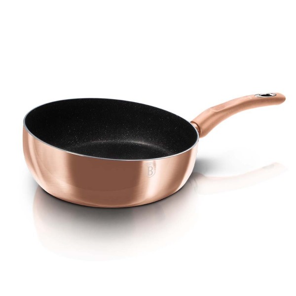 Patelnia głęboka Berlinger Haus Chef Flip 26 cm Rose Gold do smażenia i duszenia