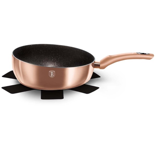 Patelnia głęboka Berlinger Haus Chef Flip 26 cm Rose Gold do smażenia i duszenia