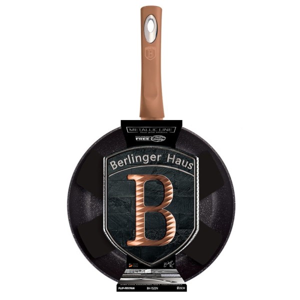 Patelnia głęboka Berlinger Haus Chef Flip 26 cm Rose Gold do smażenia i duszenia