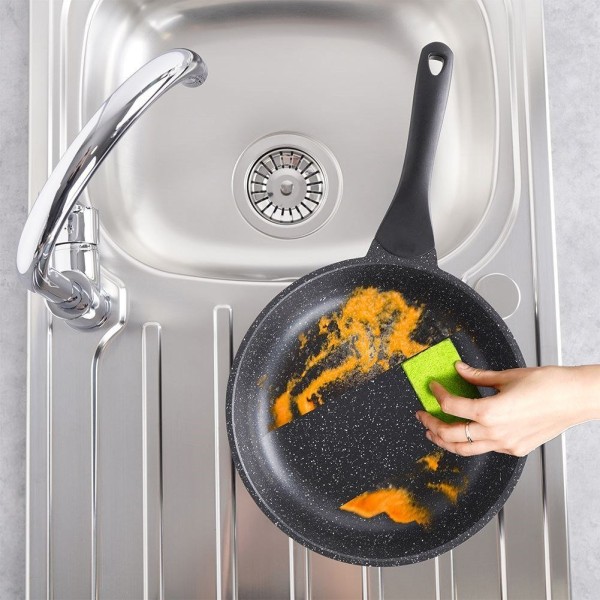 Patelnia tradycyjna Orion NON-STICK GRANDE 26 cm — granitowa, indukcja