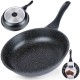 Patelnia tradycyjna Orion NON-STICK GRANDE 26 cm — granitowa, indukcja