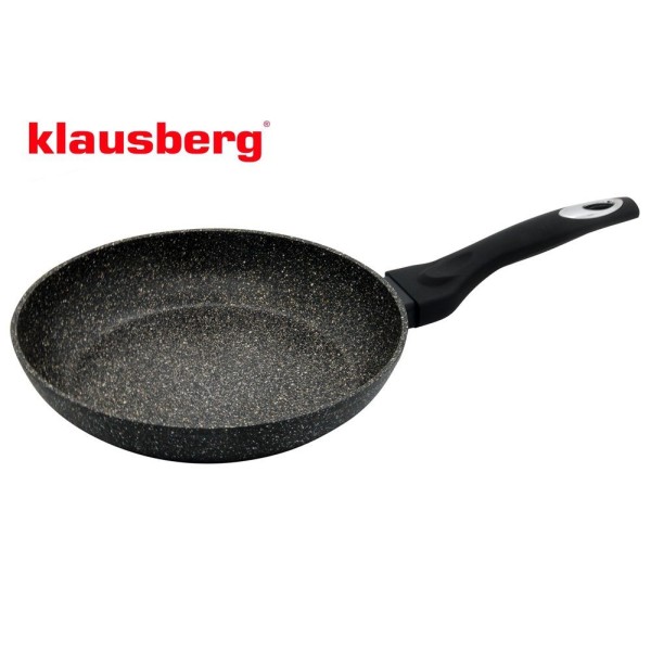 Patelnia granitowa Klausberg Marmo Gold KB-7036 do smażenia bez przypaleń 30 cm