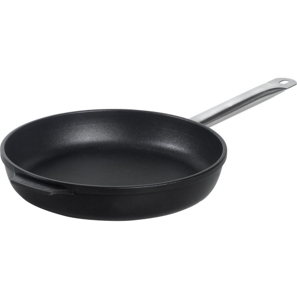 Patelnia indukcyjna Hendi Profi Line z odlewu aluminium, powłoka tytanowa, śr. 280 mm do gotowania na kuchenkach indukcyjnych