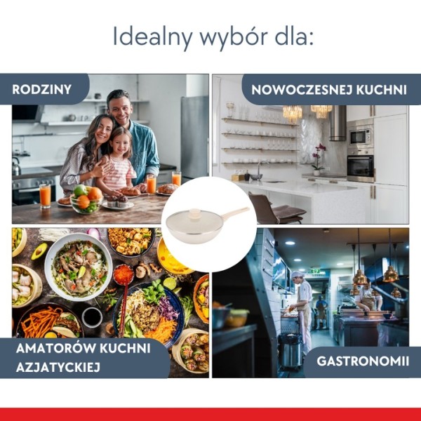 Patelnia głęboka wok Klausberg KB-7991 (28 cm)