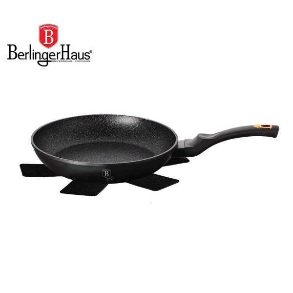 Patelnia granitowa Berlinger Haus Black Rose BH-1635-N 28 cm do smażenia i duszenia