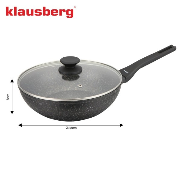Patelnia głęboka wok Klausberg KB-7990 (28 cm)