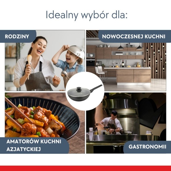 Patelnia głęboka wok Klausberg KB-7990 (28 cm)