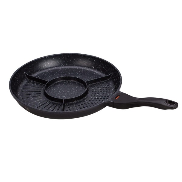 Patelnia wielofunkcyjna Berlinger Haus Granit Diamond 32 cm BH-1462 do smażenia i duszenia