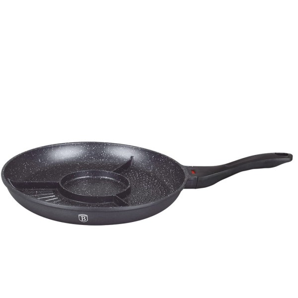 Patelnia wielofunkcyjna Berlinger Haus Granit Diamond 32 cm BH-1462 do smażenia i duszenia