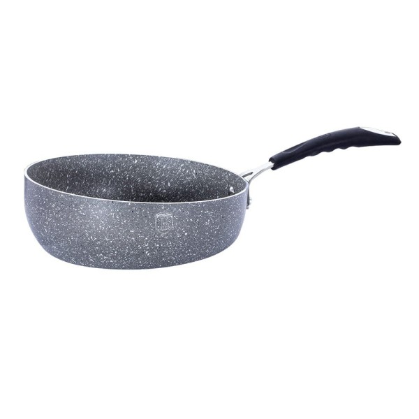 Patelnia głęboka Berlinger Haus Gray Stone Touch BH-1401-N do smażenia i duszenia potraw 26 cm