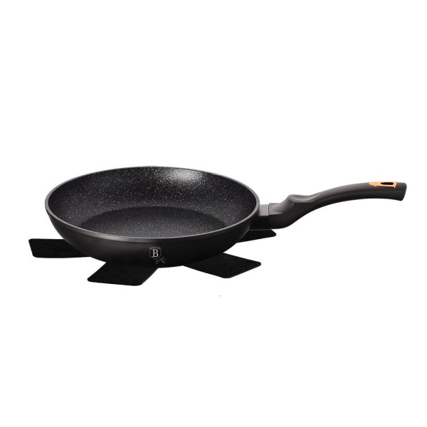 Patelnia granitowa Berlinger Haus Black Rose BH-1634 do smażenia i duszenia