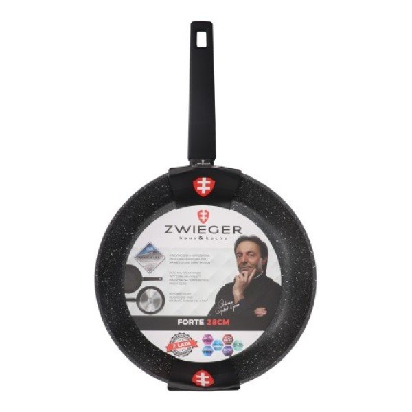 Patelnia tradycyjna Zwieger Forte 28 cm do smażenia
