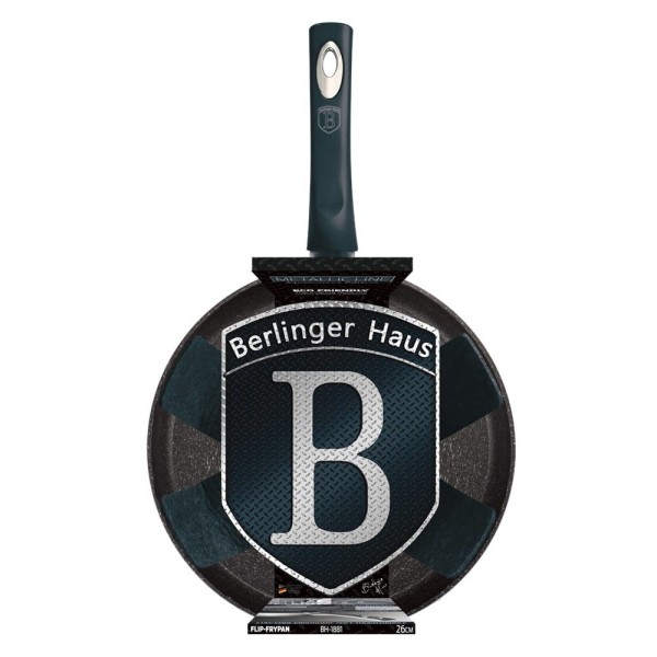 Patelnia głęboka Berlinger Haus Chef Flip 26cm Aquamarine do smażenia i duszenia