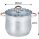 Garnek Gastronomiczny Klausberg KB-7793 Rose Gold 8.6L 24cm do profesjonalnego gotowania