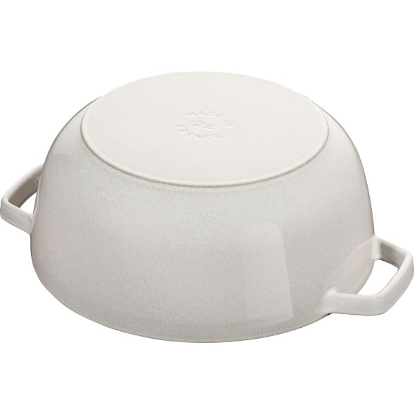 Гарний традиційний чавунний круглий каструля Staub Special Cocotte 3.6 л, кольору трюфеля для смачних і здорових страв
