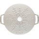 Гарний традиційний чавунний круглий каструля Staub Special Cocotte 3.6 л, кольору трюфеля для смачних і здорових страв