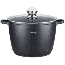 Garnek Kinghoff KH-1599 marmurowy 10L 28cm do gotowania dużych potraw