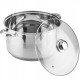 Garnek stalowy Zilner ZL-7311 14L 32cm 5-warstwowe dno do gotowania i duszenia