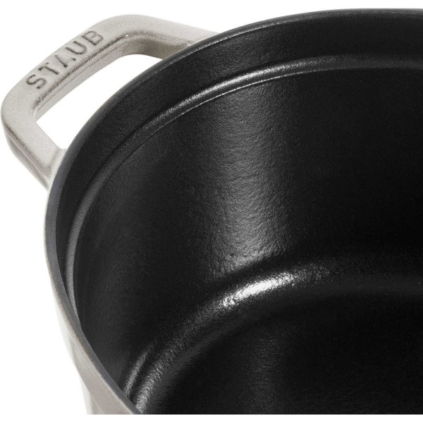 Каструля традиційна Staub La Cocotte овальна 5.5 л, чавунна, колір трюфелевий для готування
