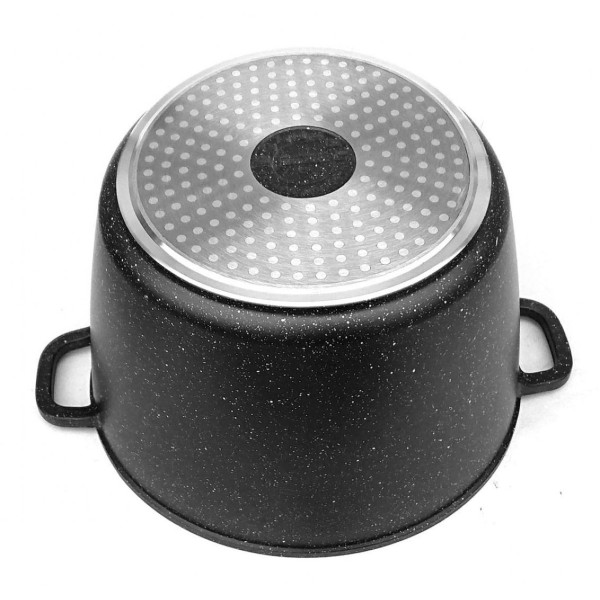 Garnek Kinghoff KH-1598 z powłoką marmurową 6,2L 24cm do gotowania i smażenia