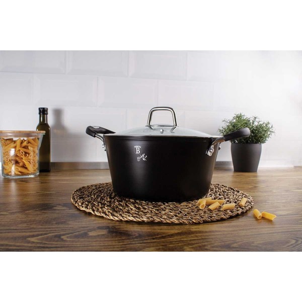 Garnek Berlinger Haus Black Professional Line BH-6122 tytanowy 20cm 2,5L do gotowania codziennego