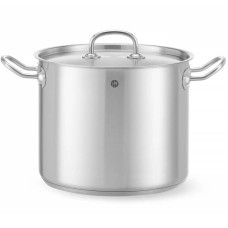Garnek tradycyjny Hendi 837306 Kitchen Line 9 l wysoki z pokrywką do gotowania