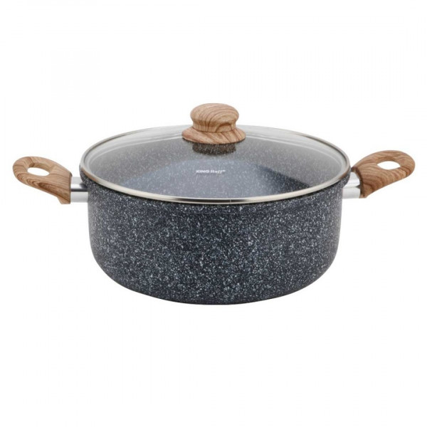 GARNEK MARMUROWY Z KOSZEM DO SMAŻENIA KINGHOFF KH-1985 4L