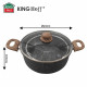 GARNEK MARMUROWY Z KOSZEM DO SMAŻENIA KINGHOFF KH-1985 4L