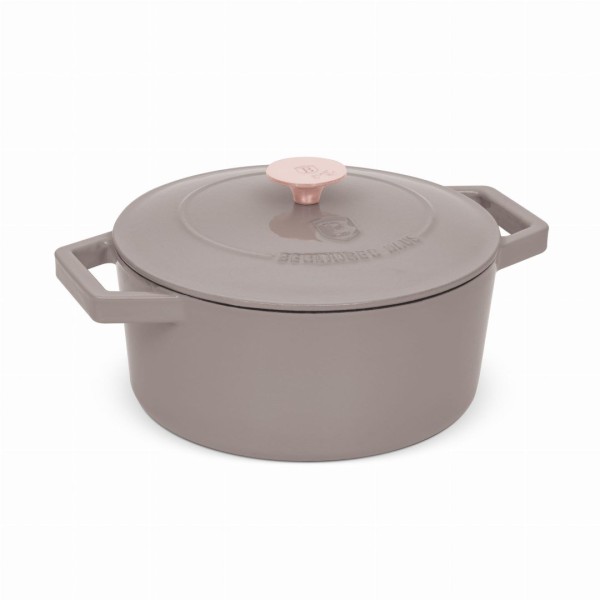 Garnek żeliwny Berlinger Haus Strong Mold BH-6525 4,35L 24cm idealny do duszenia i gotowania wolno