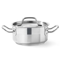 Garnki tradycyjne Hendi Profi Line Garnek niski 1,5 l z pokrywką śr. 160 x 75 h do gotowania