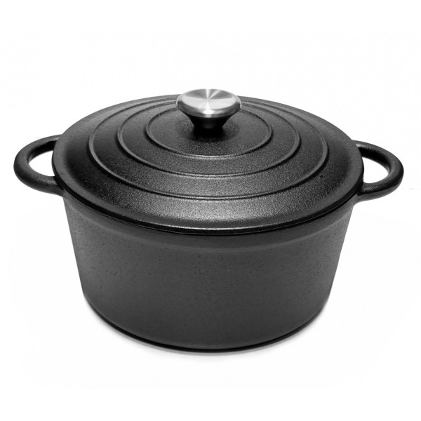 Гарник, Krisberg KS-2551, Żeliwny 2.4 л 22 см — для готування на плиті та духовці