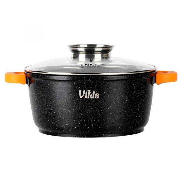 GARNEK GRANITOWY 4L 24cm Z POKRYWĄ Z AROMATYZEREM TERRUNA 199105