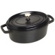 Гарнець традиційний Staub La Cocotte овальний 3,2 л для запікання та тушкування, чорний