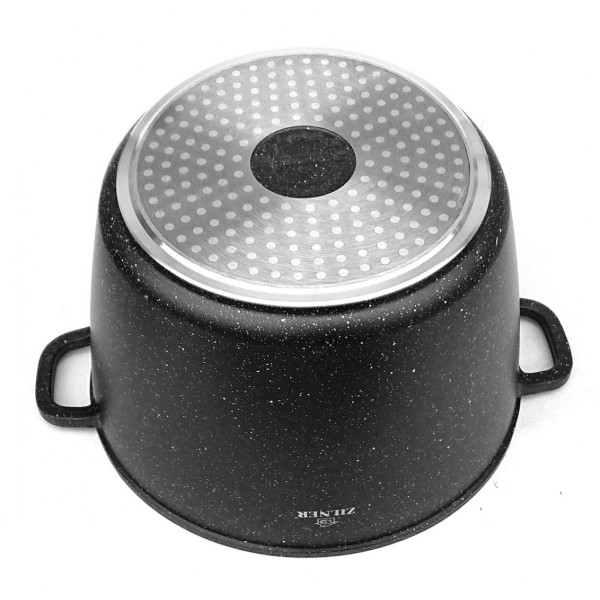 Garnek marmurowy Zilner ZL-7009, 6.2L, 24cm do gotowania wysokiego