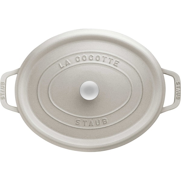 Гарячий чавунний казанок Staub La Cocotte овальний 3.2 л, трюфелевий