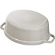 Гарячий чавунний казанок Staub La Cocotte овальний 3.2 л, трюфелевий