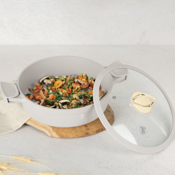 Garnek tradycyjny BerlingerHaus BH-7785 Sahara Collection 28 cm z pokrywką