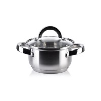 Garnek Basic Kitchen Cookini 14x8,5cm 1,1L do gotowania i duszenia potraw
