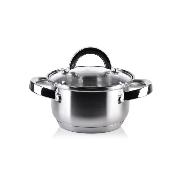 Каструля Basic Kitchen Cookini 14x8,5 см 1,1 л для готування їжі дома