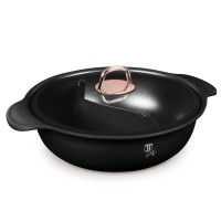 Гарячий горщик, BerlingerHaus BH-8627 Black Rose Collection, Płytki 30 см для приготування страв у стилі hot pot