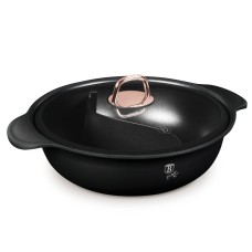 Гарячий горщик, BerlingerHaus BH-8627 Black Rose Collection, Płytki 30 см для приготування страв у стилі hot pot