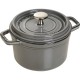 Garnek żeliwny Staub La Cocotte 800 ml grafitowy do duszenia i pieczenia